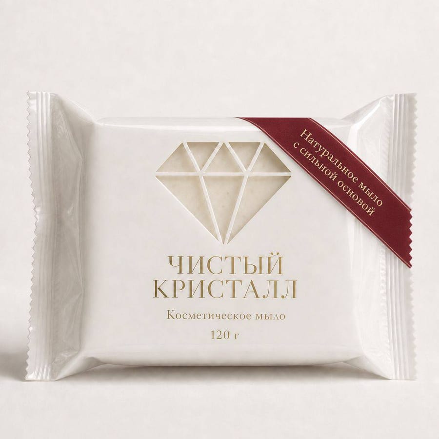 Косметическое мыло «Чистый Кристалл», 120 г